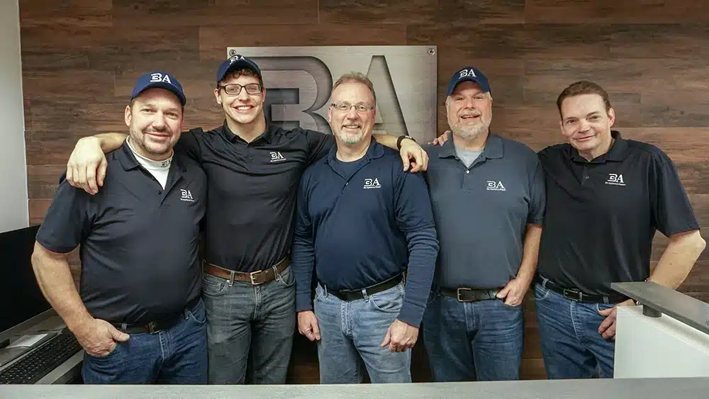 The BA Appliance Repair front desk team in the Cincinnati office