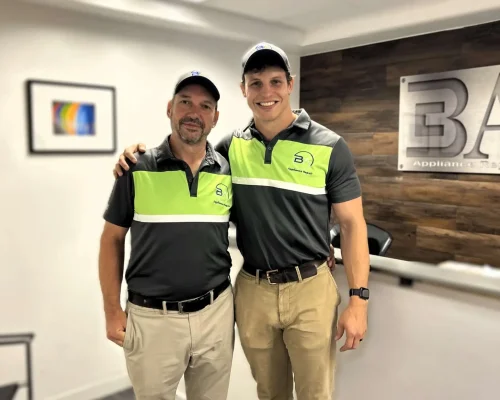 Adam Bigelow and his father Dean Bigelow, the owners of BA Appliance Repair