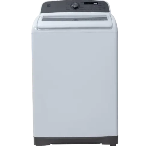 a white machine with a black background